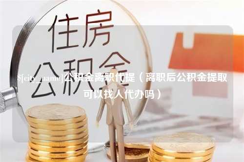 海北公积金离职代提（离职后公积金提取可以找人代办吗）